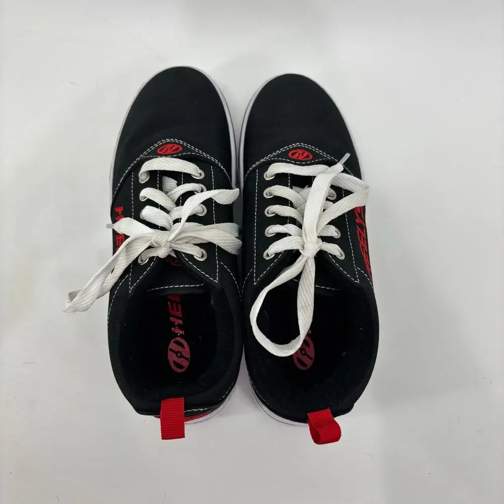 Heelys Sneakers Boys 5 Youth Black Canvas Lace Up Pro 20 / HE100757